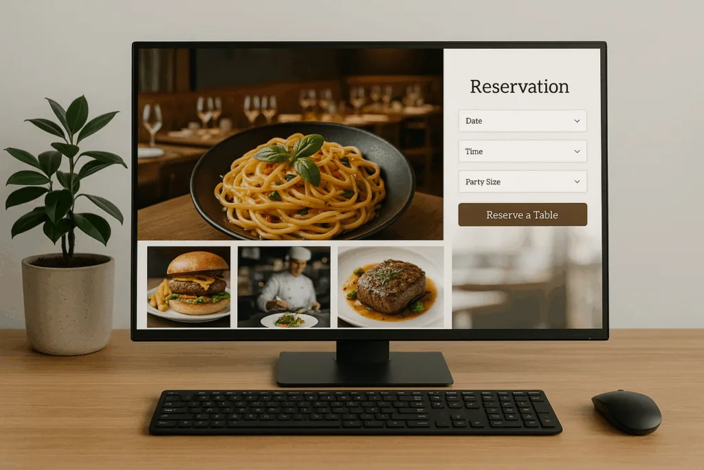 Restaurant Website Design for Search Engines