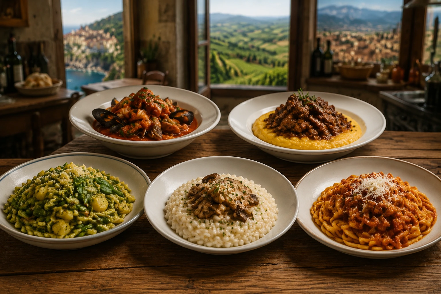 Italian Food varies from region to region